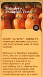Mobile Screenshot of brimleyspumpkinfarm.com